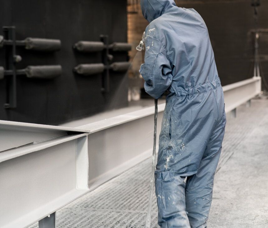 Preventive fire protection keeps structures load-bearing in a fire